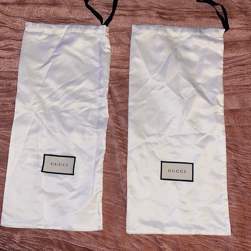 Gucci sneaker dust bags